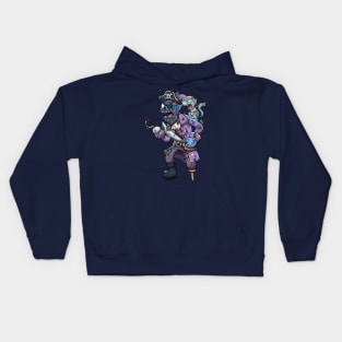 Zombie Pirate Captain Kids Hoodie